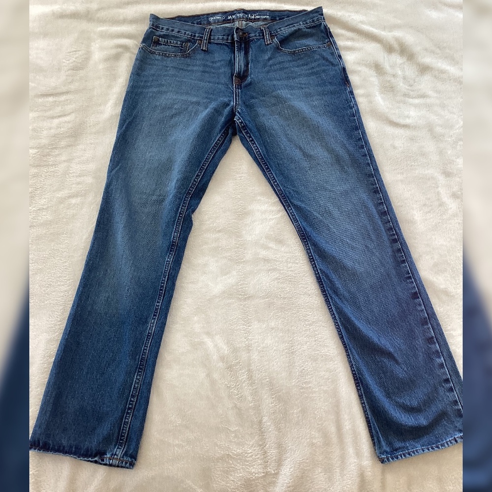 Old Navy Men’s Slim Étroit Jeans – Size 34x32 – Medium Blue
